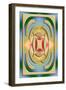 Modern Designs Vertical 2-Art Deco Designs-Framed Giclee Print