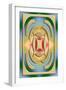 Modern Designs Vertical 2-Art Deco Designs-Framed Giclee Print