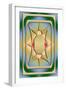 Modern Designs Vertical 4-Art Deco Designs-Framed Giclee Print