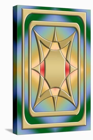 Modern Designs Vertical 4-Art Deco Designs-Stretched Canvas