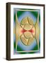 Modern Designs Vertical 5-Art Deco Designs-Framed Giclee Print