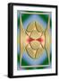 Modern Designs Vertical 5-Art Deco Designs-Framed Giclee Print