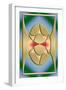 Modern Designs Vertical 5-Art Deco Designs-Framed Giclee Print