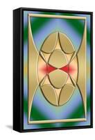 Modern Designs Vertical 5-Art Deco Designs-Framed Stretched Canvas