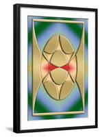 Modern Designs Vertical 5-Art Deco Designs-Framed Giclee Print