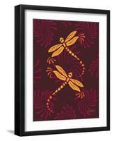 Modern Dragonflies-Patty Young-Framed Art Print