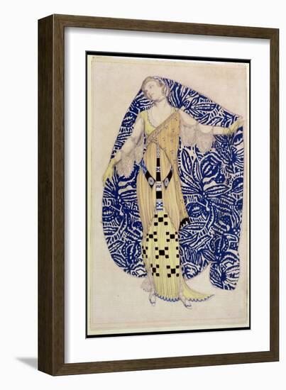 Modern Dress, Dione, 1910-Leon Bakst-Framed Giclee Print