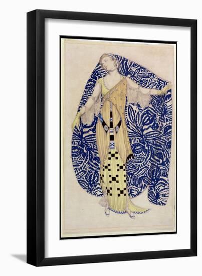 Modern Dress, Dione, 1910-Leon Bakst-Framed Giclee Print