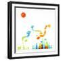 Modern Ecological Town Illustration-radoma-Framed Art Print