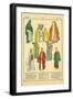 Modern Egyptian Feminine Costume-Racinet-Framed Art Print