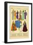 Modern Egyptian Feminine Costume-Racinet-Framed Art Print