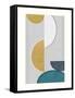 Modern Ellipse 1-Evangeline Taylor-Framed Stretched Canvas