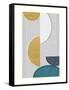 Modern Ellipse 1-Evangeline Taylor-Framed Stretched Canvas