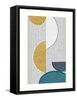 Modern Ellipse 1-Evangeline Taylor-Framed Stretched Canvas