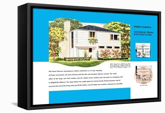 Modern Expense-null-Framed Stretched Canvas