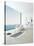 Modern Floor Bathtub Against Huge Window with Seascape View-PlusONE-Stretched Canvas