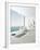 Modern Floor Bathtub Against Huge Window with Seascape View-PlusONE-Framed Photographic Print