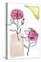 Modern Floral Line I-Elizabeth Medley-Stretched Canvas