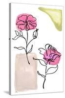 Modern Floral Line I-Elizabeth Medley-Stretched Canvas