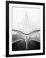 Modern Footbridge in Glasgow, Scotland-Craig Roberts-Framed Photographic Print