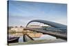 Modern Footbridge-Jacek Kadaj-Stretched Canvas