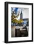 Modern Fountain at St Peter Church, Zurich,CH-George Oze-Framed Photographic Print