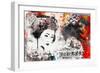 Modern Geisha, 2014 (mixed media on canvas)-Teis Albers-Framed Giclee Print