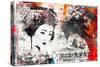 Modern Geisha, 2014 (mixed media on canvas)-Teis Albers-Stretched Canvas