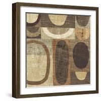 Modern Geometric Neutral I-Michael Mullan-Framed Art Print