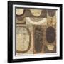 Modern Geometric Neutral I-Michael Mullan-Framed Art Print