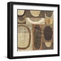 Modern Geometric Neutral I-Michael Mullan-Framed Art Print