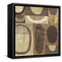 Modern Geometric Neutral I-Michael Mullan-Framed Stretched Canvas