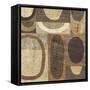 Modern Geometric Neutral I-Michael Mullan-Framed Stretched Canvas