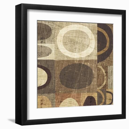 Modern Geometric Neutral II-Michael Mullan-Framed Art Print