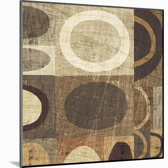 Modern Geometric Neutral II-Michael Mullan-Mounted Art Print