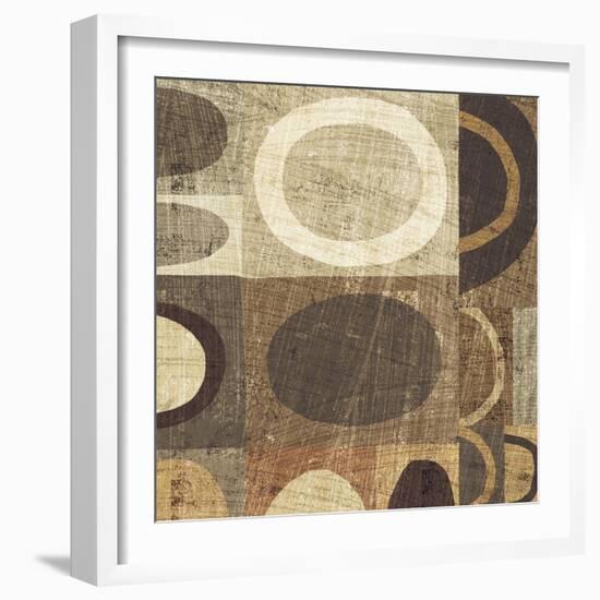 Modern Geometric Neutral II-Michael Mullan-Framed Art Print