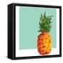 Modern Geometric Pineapple-cienpies-Framed Stretched Canvas