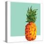 Modern Geometric Pineapple-cienpies-Stretched Canvas