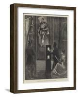 Modern Ghost-Raising, a Sketch Behind the Scenes at the Polytechnic-William Bazett Murray-Framed Giclee Print