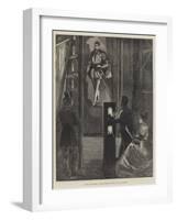Modern Ghost-Raising, a Sketch Behind the Scenes at the Polytechnic-William Bazett Murray-Framed Giclee Print