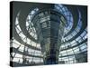 Modern Glass Building, Reichstag, Berlin, Germany, Europe-Hans Peter Merten-Stretched Canvas