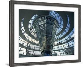 Modern Glass Building, Reichstag, Berlin, Germany, Europe-Hans Peter Merten-Framed Photographic Print