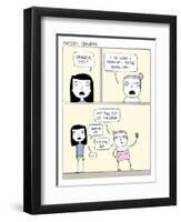 Modern Grandma-Reza Farazmand-Framed Art Print