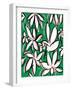 Modern Green Floral-Jan Weiss-Framed Art Print