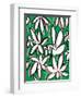 Modern Green Floral-Jan Weiss-Framed Art Print