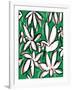 Modern Green Floral-Jan Weiss-Framed Art Print