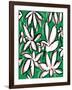 Modern Green Floral-Jan Weiss-Framed Art Print