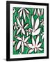 Modern Green Floral-Jan Weiss-Framed Art Print