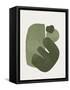 Modern Green Shapes-THE MIUUS STUDIO-Framed Stretched Canvas