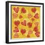 Modern Hearts-Maria Trad-Framed Giclee Print